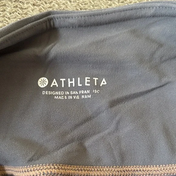 Athleta Grey and White Leggings - Picture 2 of 4